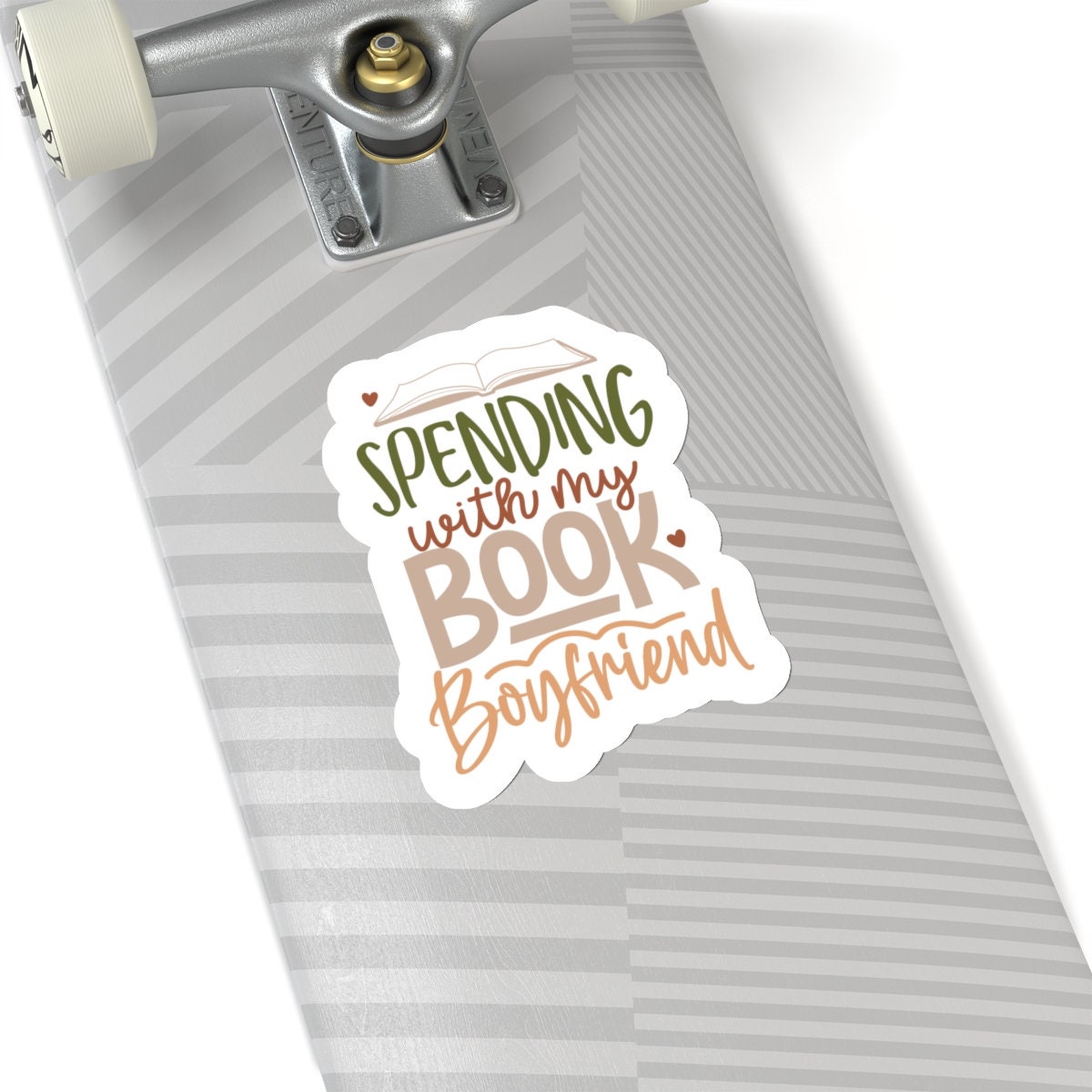 Spending with My Book Boyfriend Kiss-Cut Stickers
