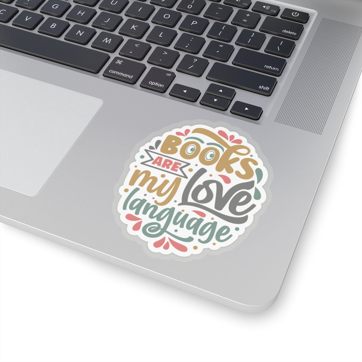 Books Are My Love Language Kiss-Cut Stickers - Great gift for Book Dragons, Power Readers, Book Lovers, Book Nerds, Book Worms