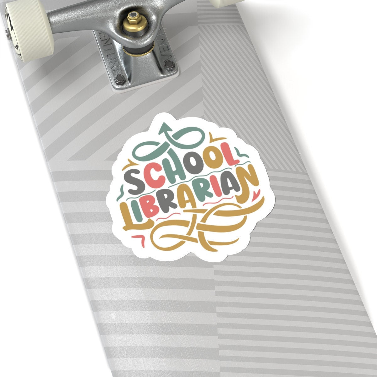 School Librarian Kiss-Cut Stickers