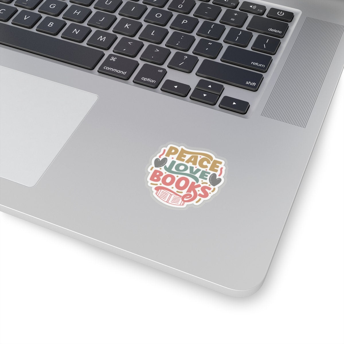 Peace Love Books Kiss-Cut Stickers