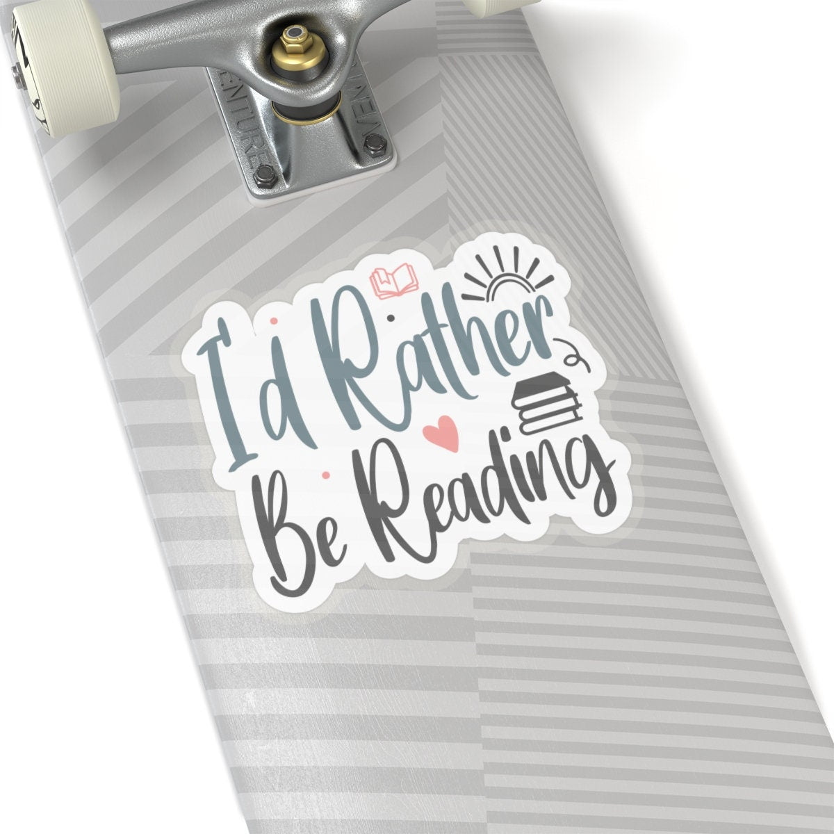 I'd Rather Be Reading Kiss-Cut Stickers