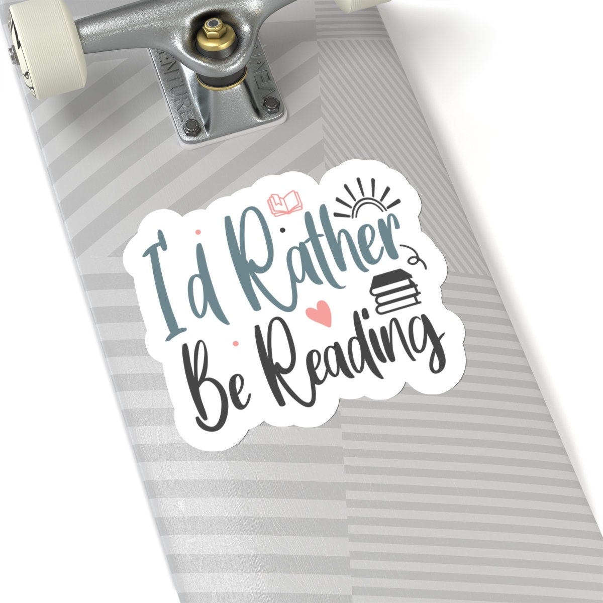 I'd Rather Be Reading Kiss-Cut Stickers