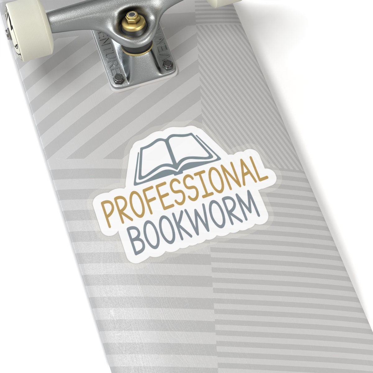 Professional Bookworm Kiss-Cut Stickers - Great Gift for Book Dragons, Book Nerds, Power Readers, Book Lovers