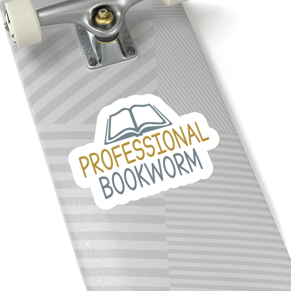 Professional Bookworm Kiss-Cut Stickers - Great Gift for Book Dragons, Book Nerds, Power Readers, Book Lovers