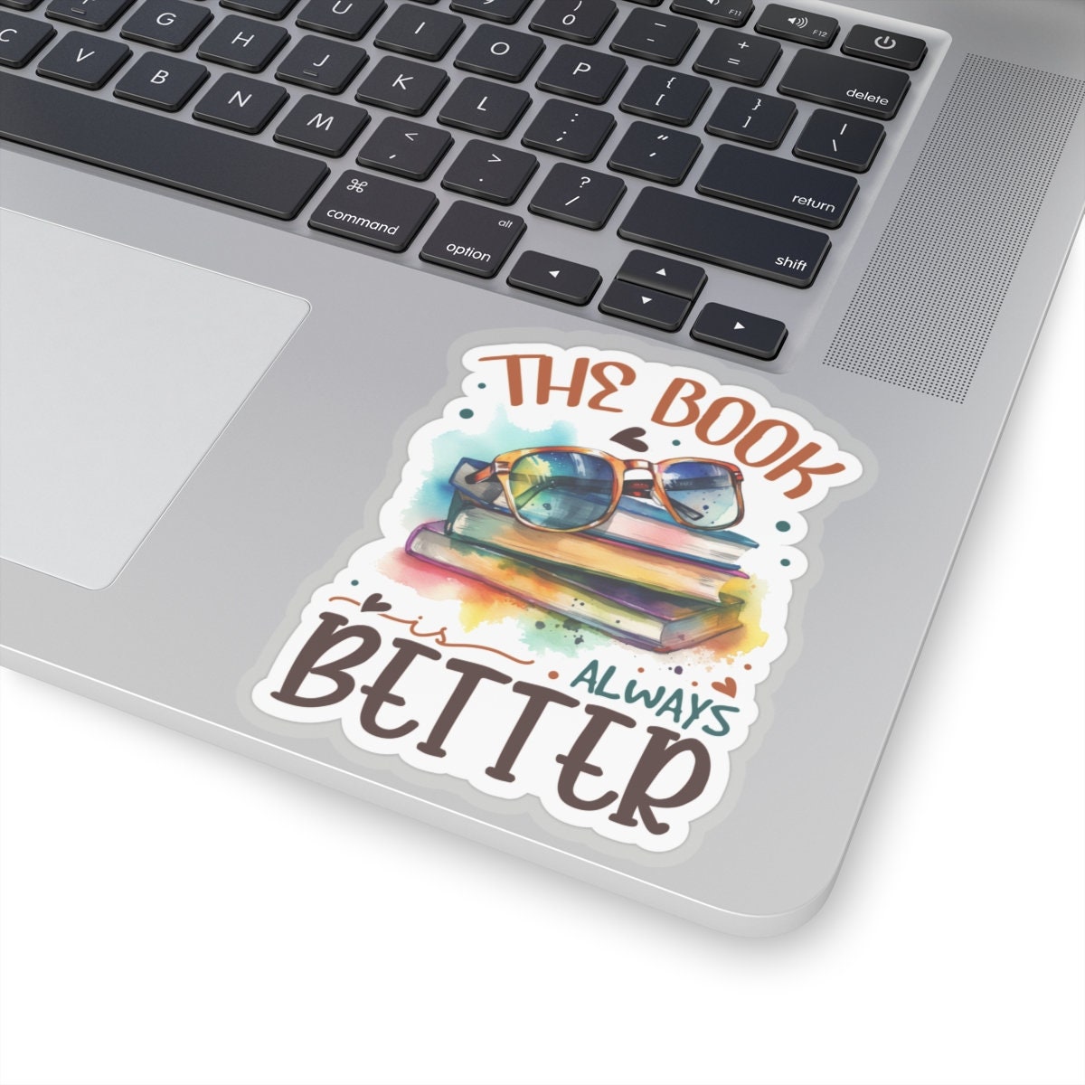 The Book is Always Better Kiss-Cut Stickers Reader Gift for Reader Book Worm Book Nerd Book Dragon