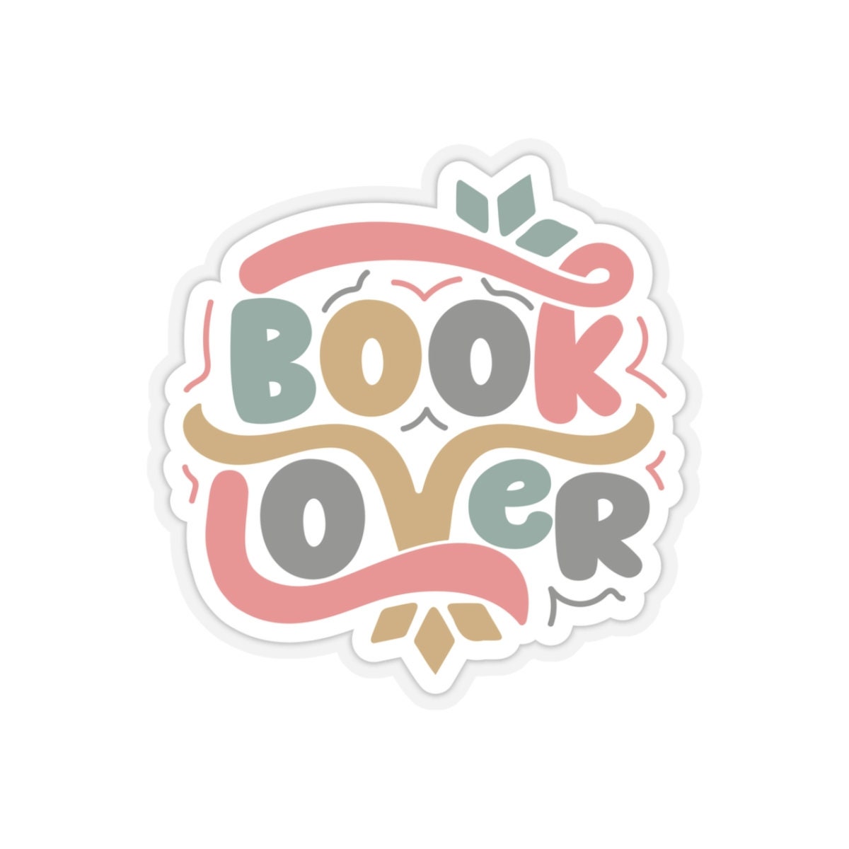 Book Lover Kiss-Cut Stickers