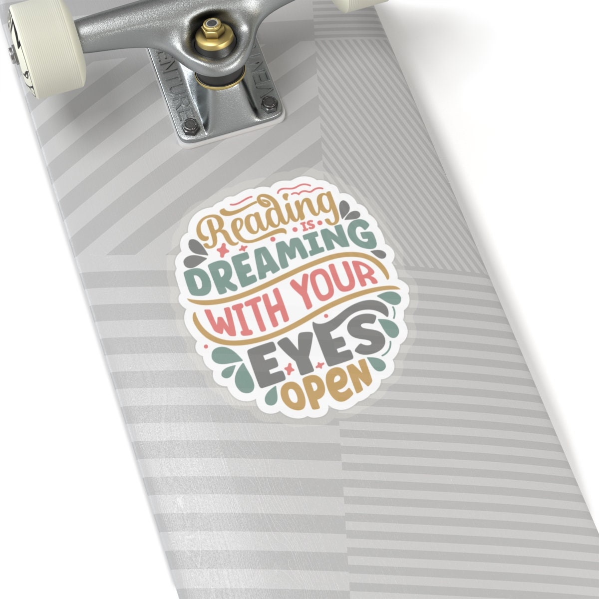 Reading is Dreaming with Your Eyes Open Kiss-Cut Stickers