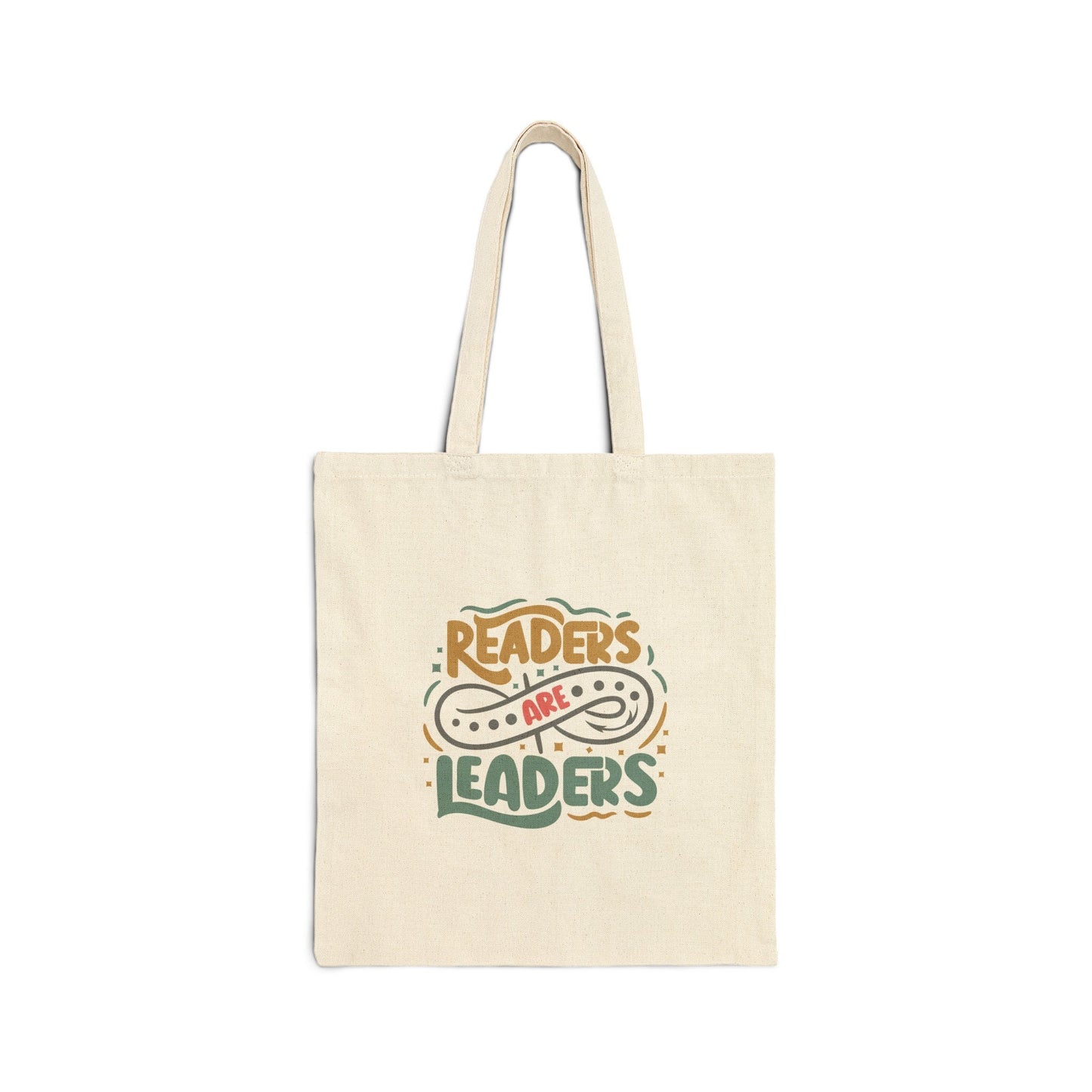 Readers are Leaders Cotton Canvas Tote Bag Gift for Reader Library Book bag Shopping Tote Carry all tote bag Gift for Power Reader