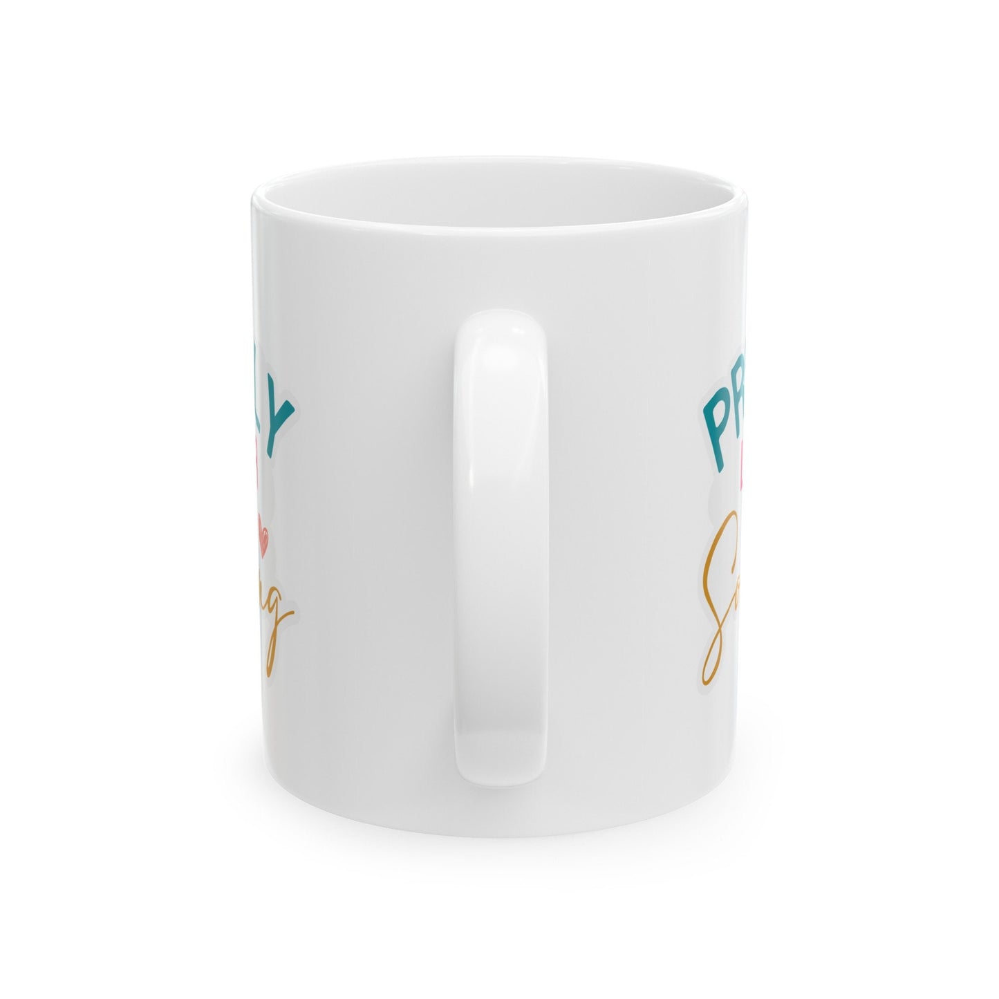 Late for Something Sarcastic Gift Funny Mug Silly Gift for Mom Tardy Friend Ceramic Mug, 11oz