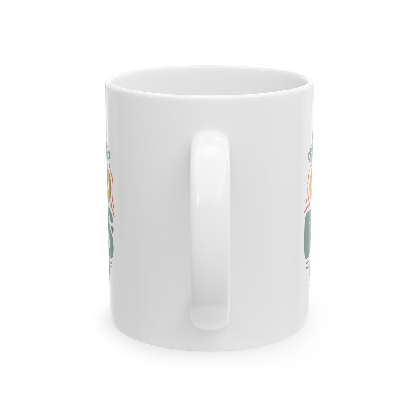Drink Tea Read Books Be Happy Gift Mug for Mom Power reader Tea Lover Book Nerd Ceramic Mug, 11oz