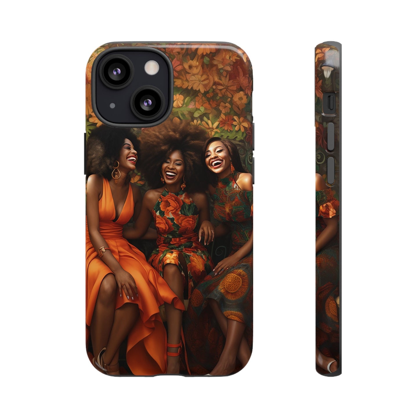 iPhone 13, iPhone 13 Pro, iPhone 13 Mini, iPhone 13 Pro Max Tough Cases African American Women Black Woman Sisters Friends Reunion