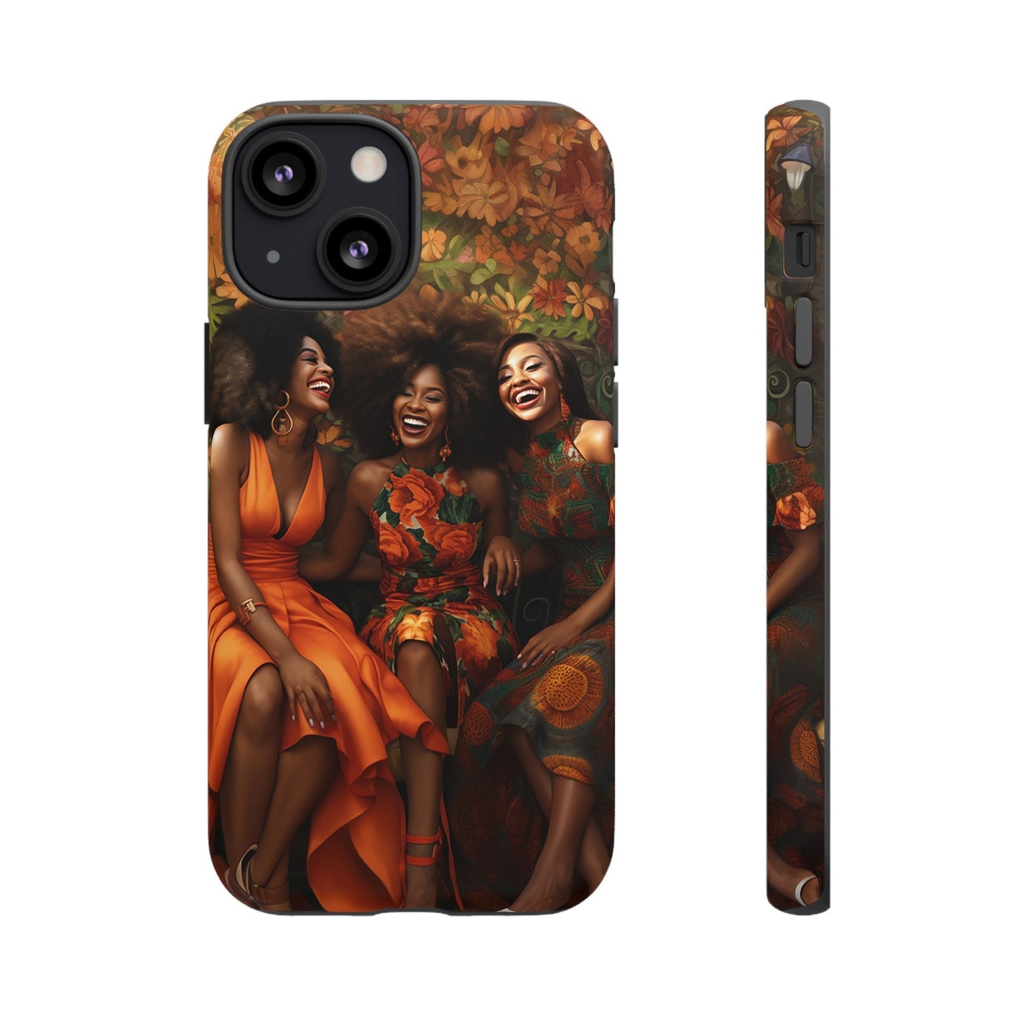 iPhone 13, iPhone 13 Pro, iPhone 13 Mini, iPhone 13 Pro Max Tough Cases African American Women Black Woman Sisters Friends Reunion