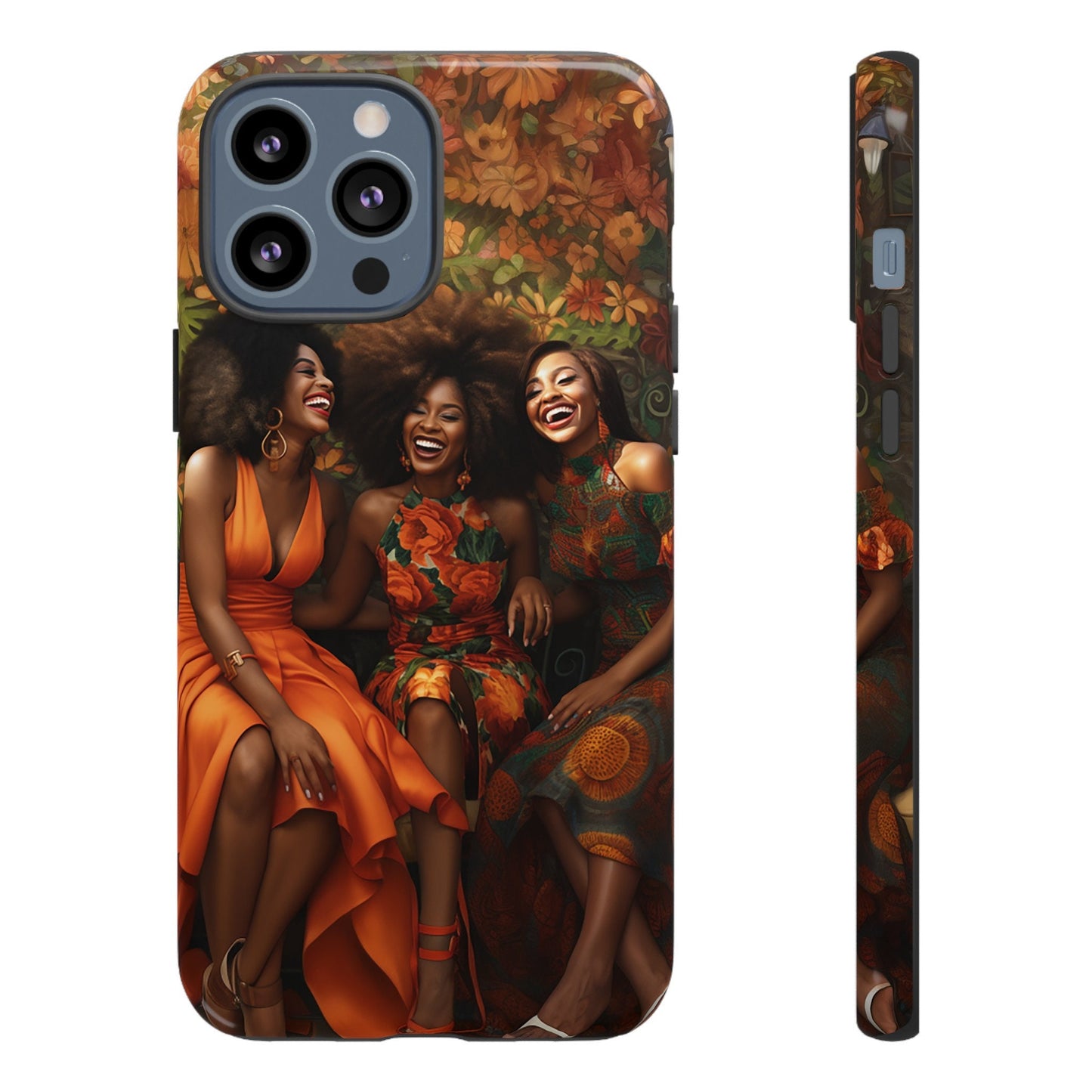iPhone 13, iPhone 13 Pro, iPhone 13 Mini, iPhone 13 Pro Max Tough Cases African American Women Black Woman Sisters Friends Reunion