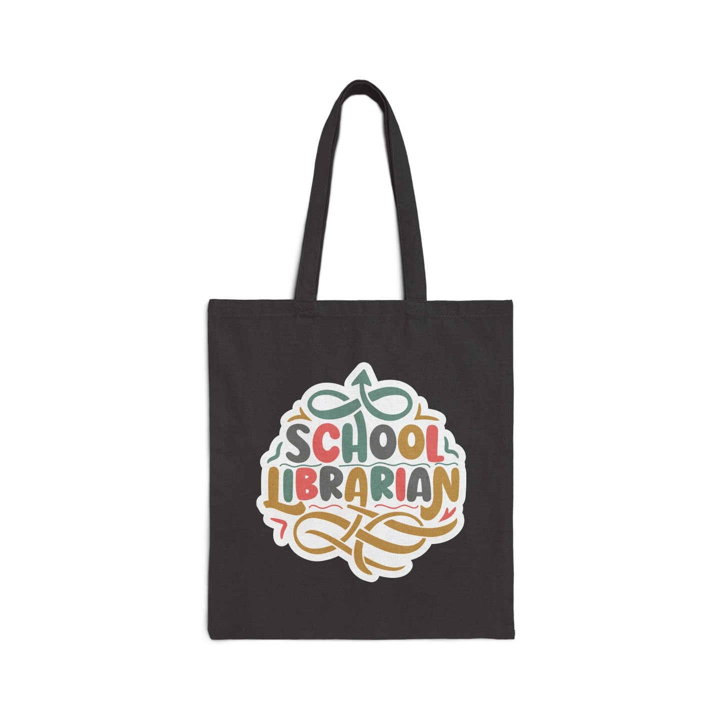 School Librarian Gift Teacher Appreciation Week Teacher gift Library Book Cotton Canvas Tote Bag