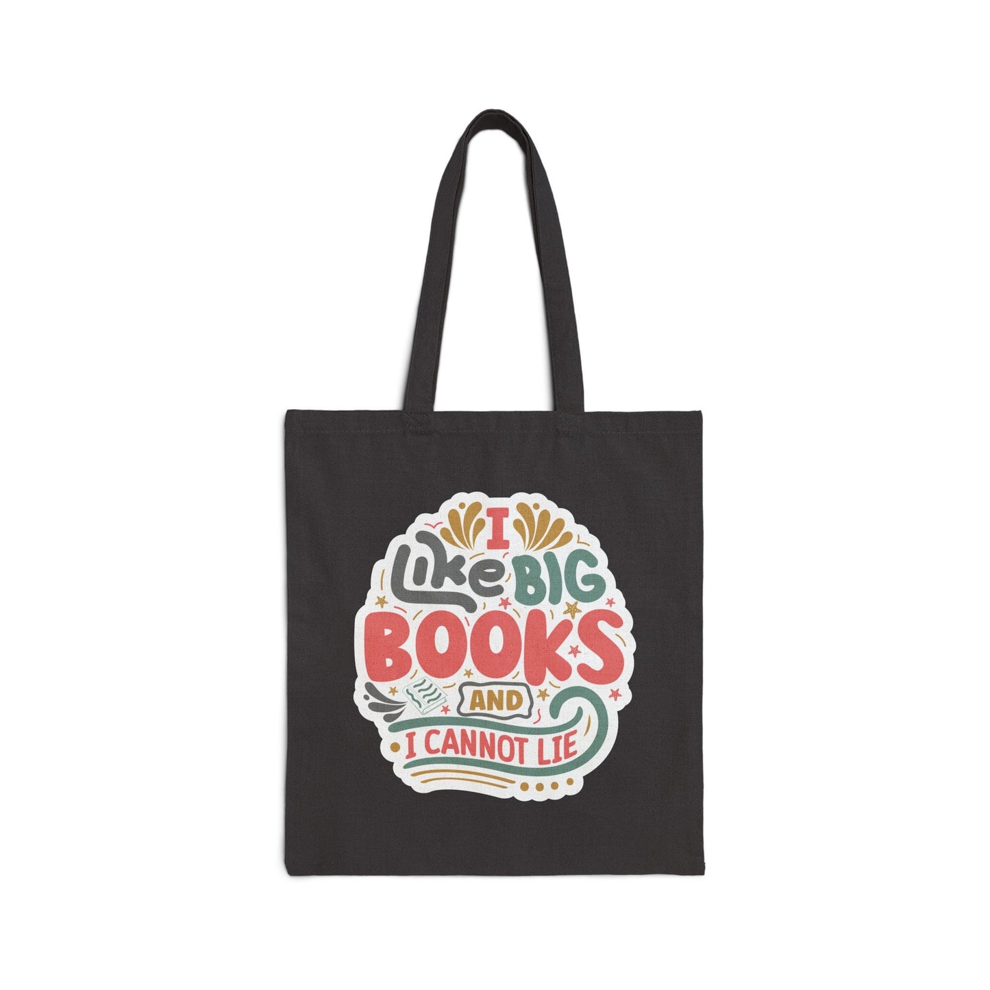 I like big books cannot lie book lover gift for Power Reader Book Dragon library book Bag Cotton Canvas Tote Bag