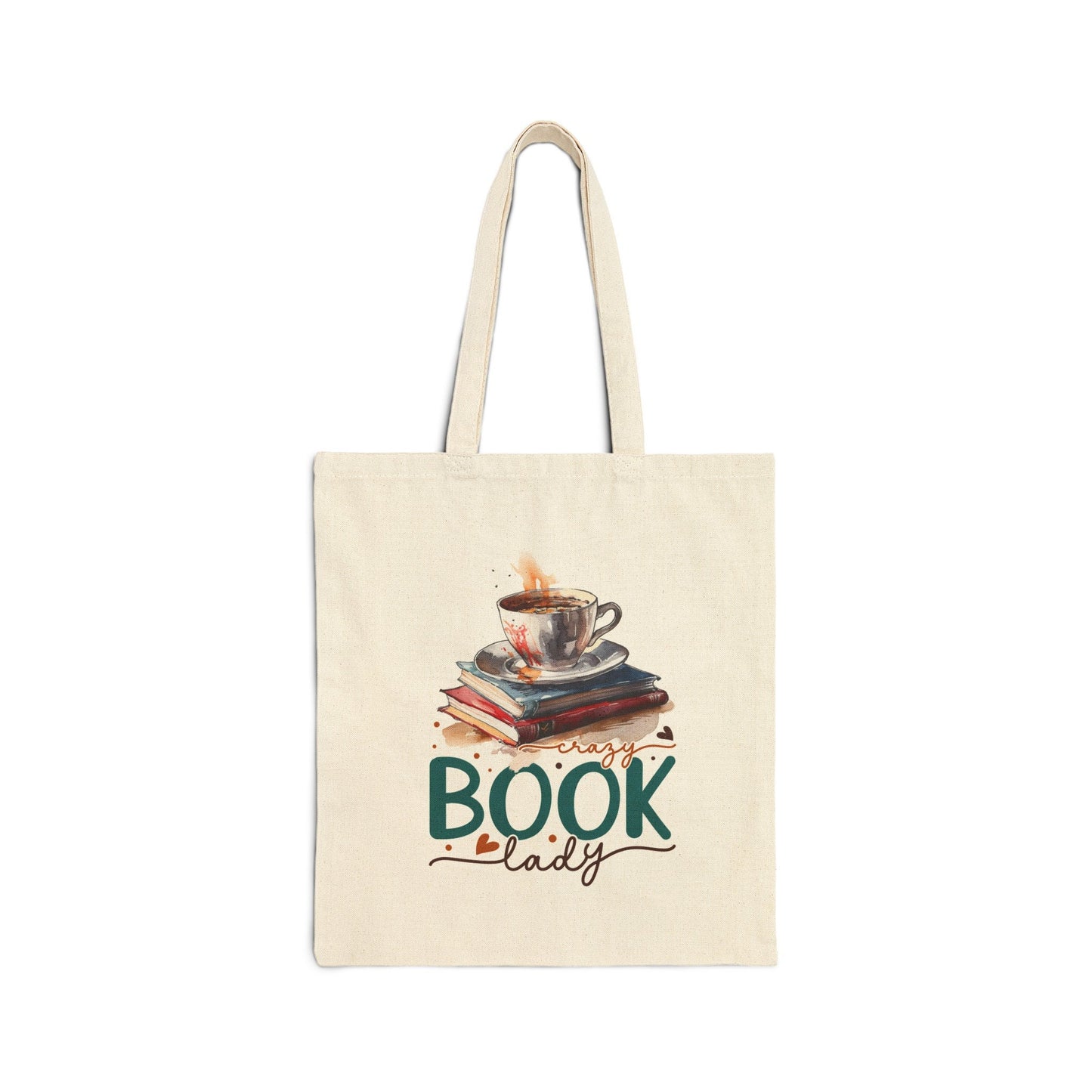 Book Lady Library Book Lover Gift for Book Nerd Power Reader Book bag Cotton Canvas Tote Bag