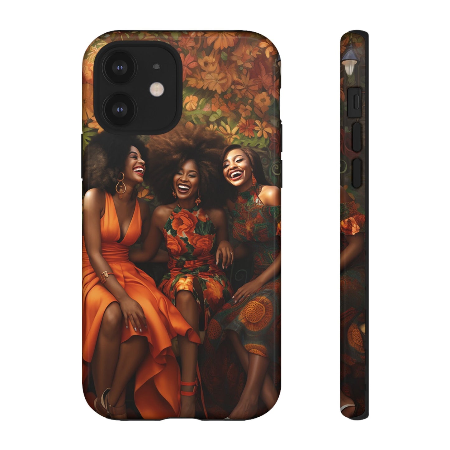 iPhone 12, iPhone 12 Pro, iPhone 12 Mini, iPhone 12 Pro Max Tough Cases African American Women Black Woman Sisters Friends Reunion