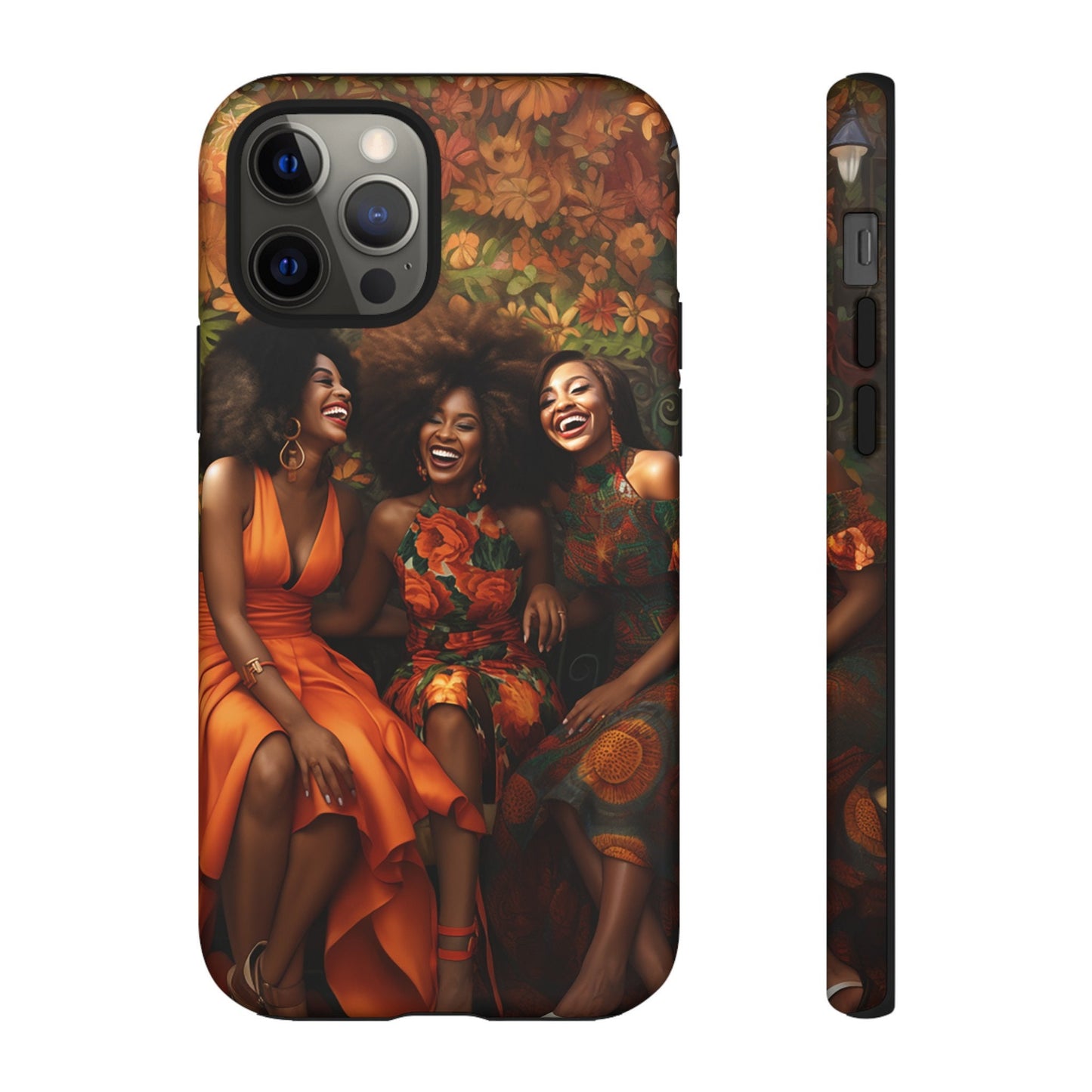 iPhone 12, iPhone 12 Pro, iPhone 12 Mini, iPhone 12 Pro Max Tough Cases African American Women Black Woman Sisters Friends Reunion