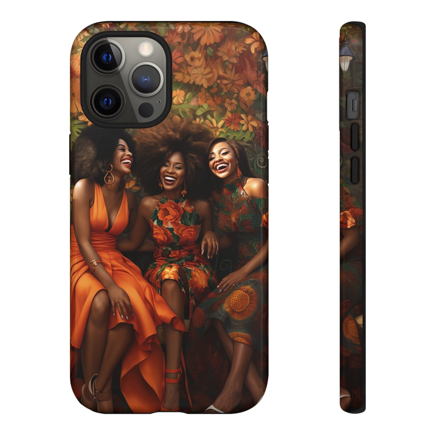 iPhone 12, iPhone 12 Pro, iPhone 12 Mini, iPhone 12 Pro Max Tough Cases African American Women Black Woman Sisters Friends Reunion