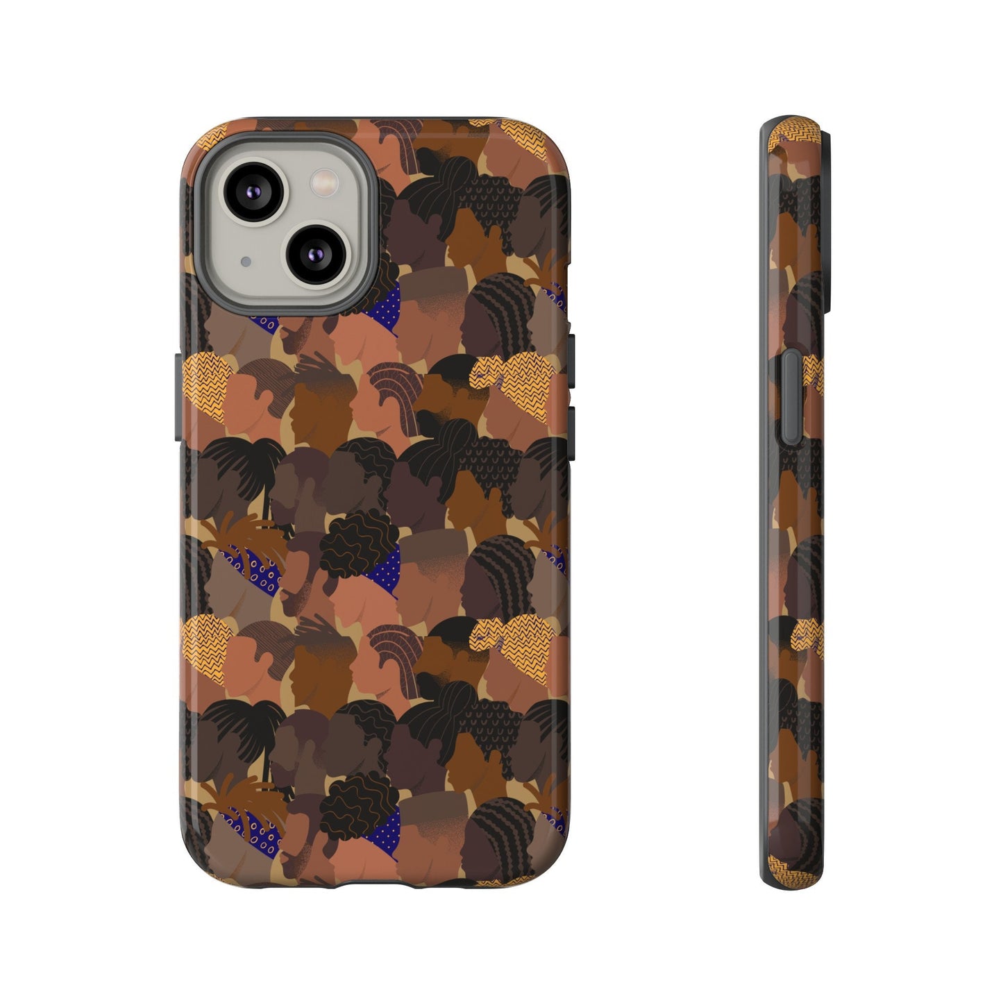 iPhone 14 iPhone 14 Pro, iPhone 14 Plus, iPhone 14 Pro Max Tough Cases African American Woman Black Woman