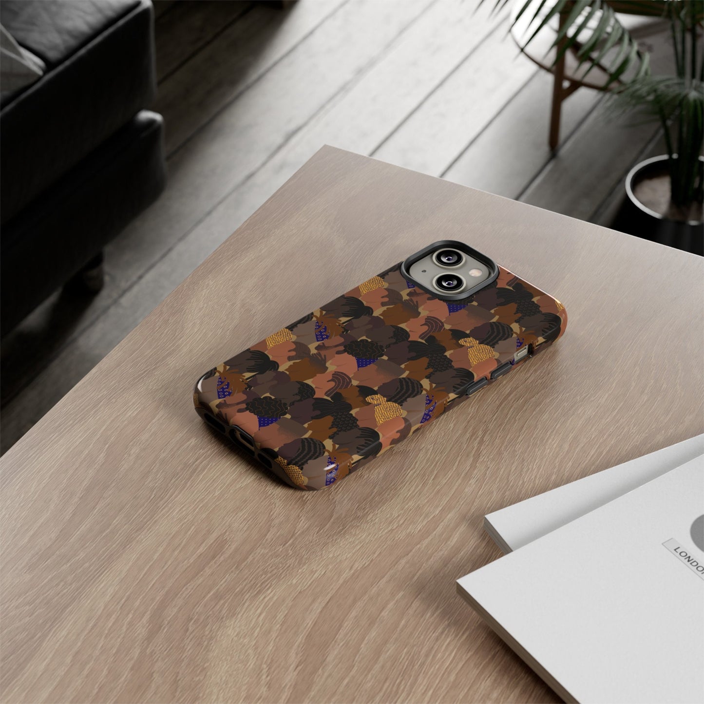 iPhone 14 iPhone 14 Pro, iPhone 14 Plus, iPhone 14 Pro Max Tough Cases African American Woman Black Woman