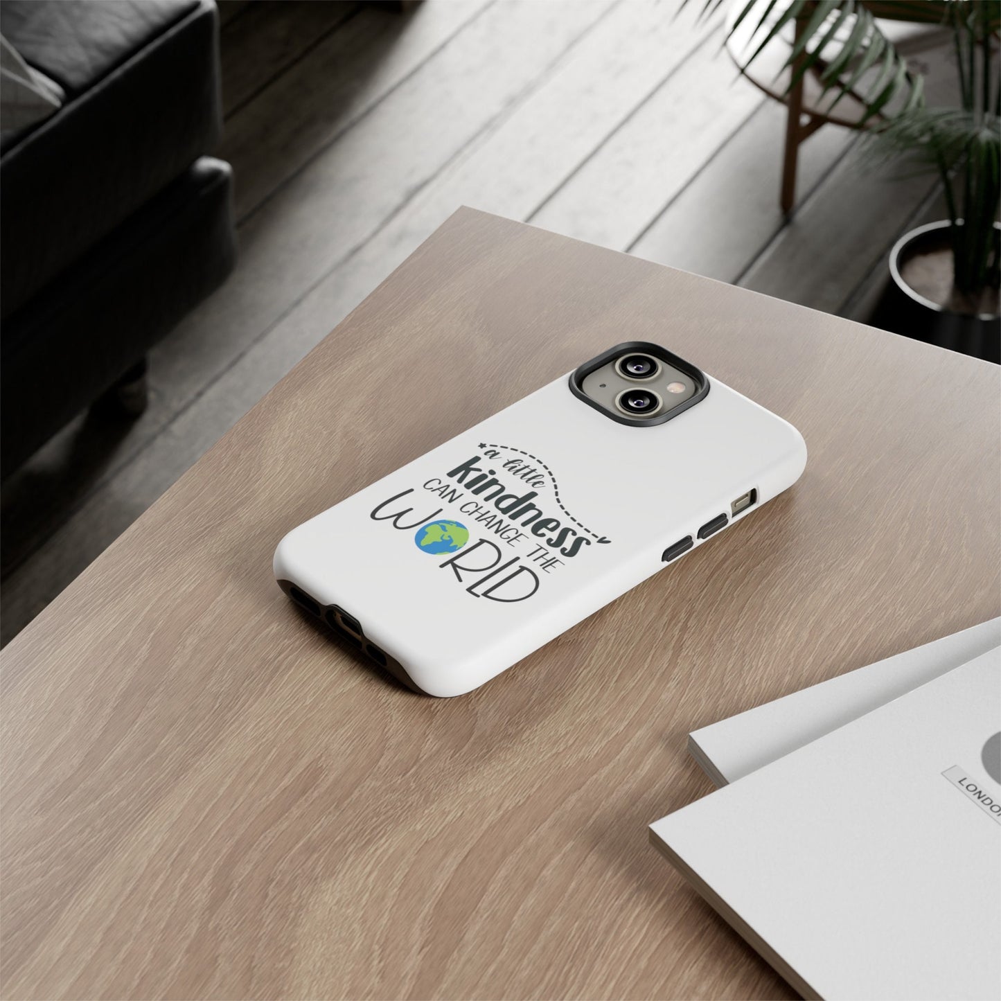 iPhone 14, iPhone 14 Pro, iPhone 14 Plus, iPhone 14 Pro Max Tough Cases Kind A Little Kindness Be Nice Hippie Boho Festival Phone Case