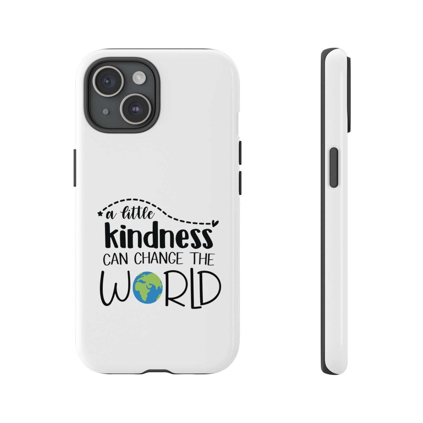 iPhone 15, iPhone 15 Pro, iPhone 15 Plus, iPhone 15 Pro Max Tough Cases Kind A Little Kindness Be Nice Hippie Boho Festival Phone Case