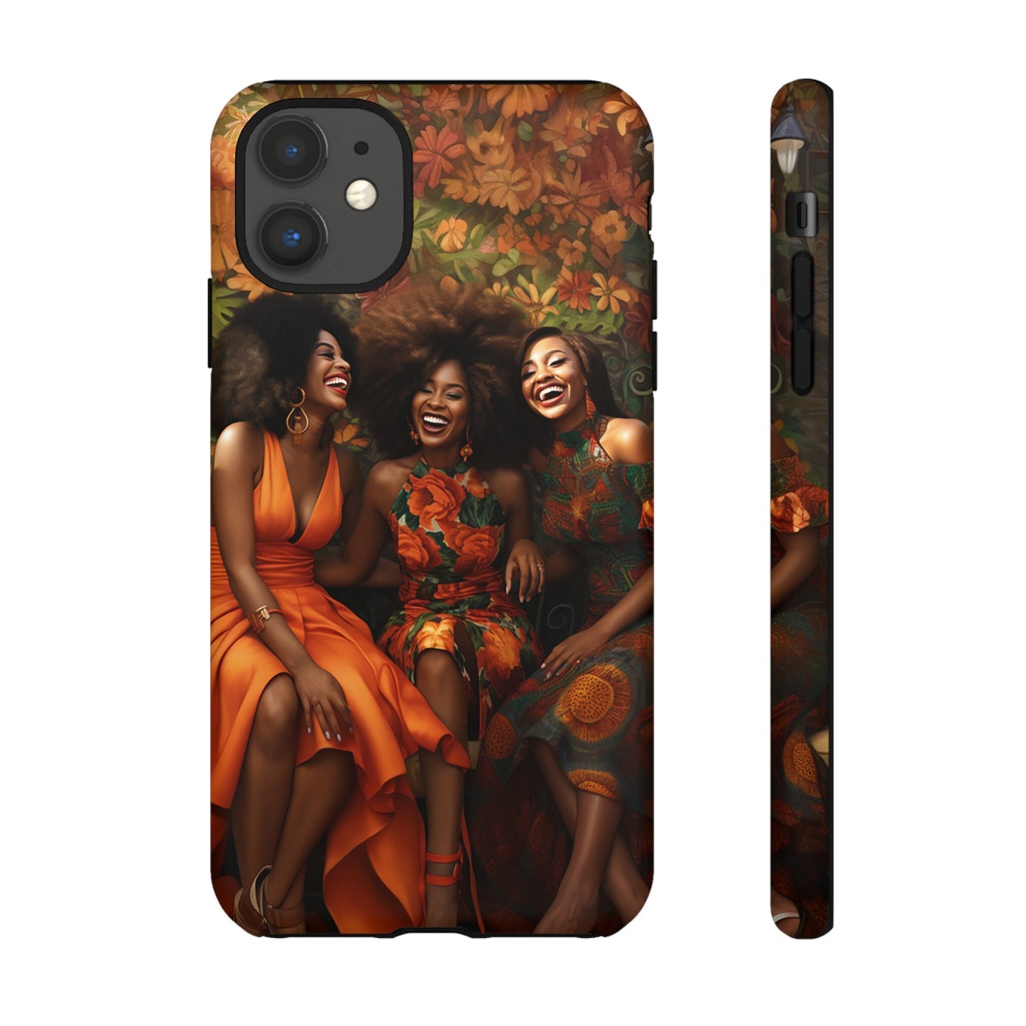 iPhone 11, iPhone 11 Pro, iPhone 11 Tough Cases African American Women Black Woman Sisters Friends Reunion