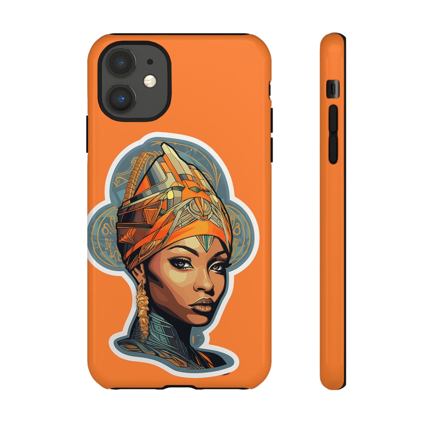 iPhone 11, iPhone 11 Pro, iPhone 11 Tough Cases African American Queen Nubian Princess Black Royalty