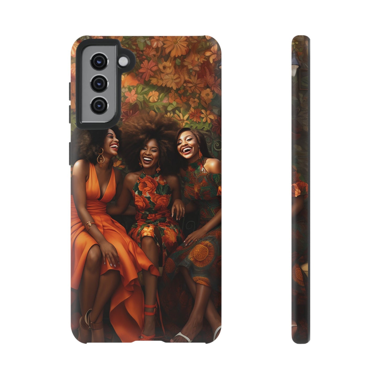 Samsung Galaxy S21 Samsung Galaxy S21 Plus Samsung Galaxy S21 Ultra S21 FE Tough Case AfricanAmerican Black Woman Sisters Friends Reunion