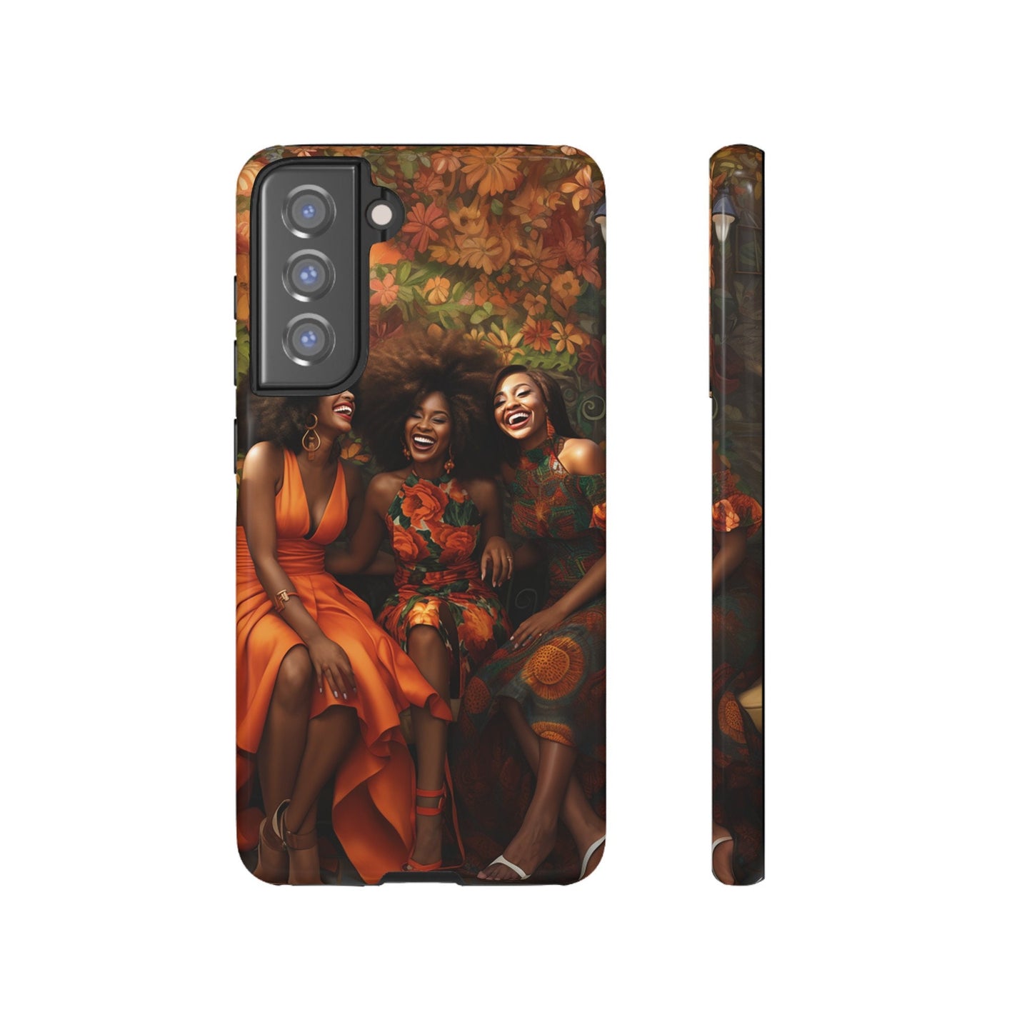 Samsung Galaxy S21 Samsung Galaxy S21 Plus Samsung Galaxy S21 Ultra S21 FE Tough Case AfricanAmerican Black Woman Sisters Friends Reunion