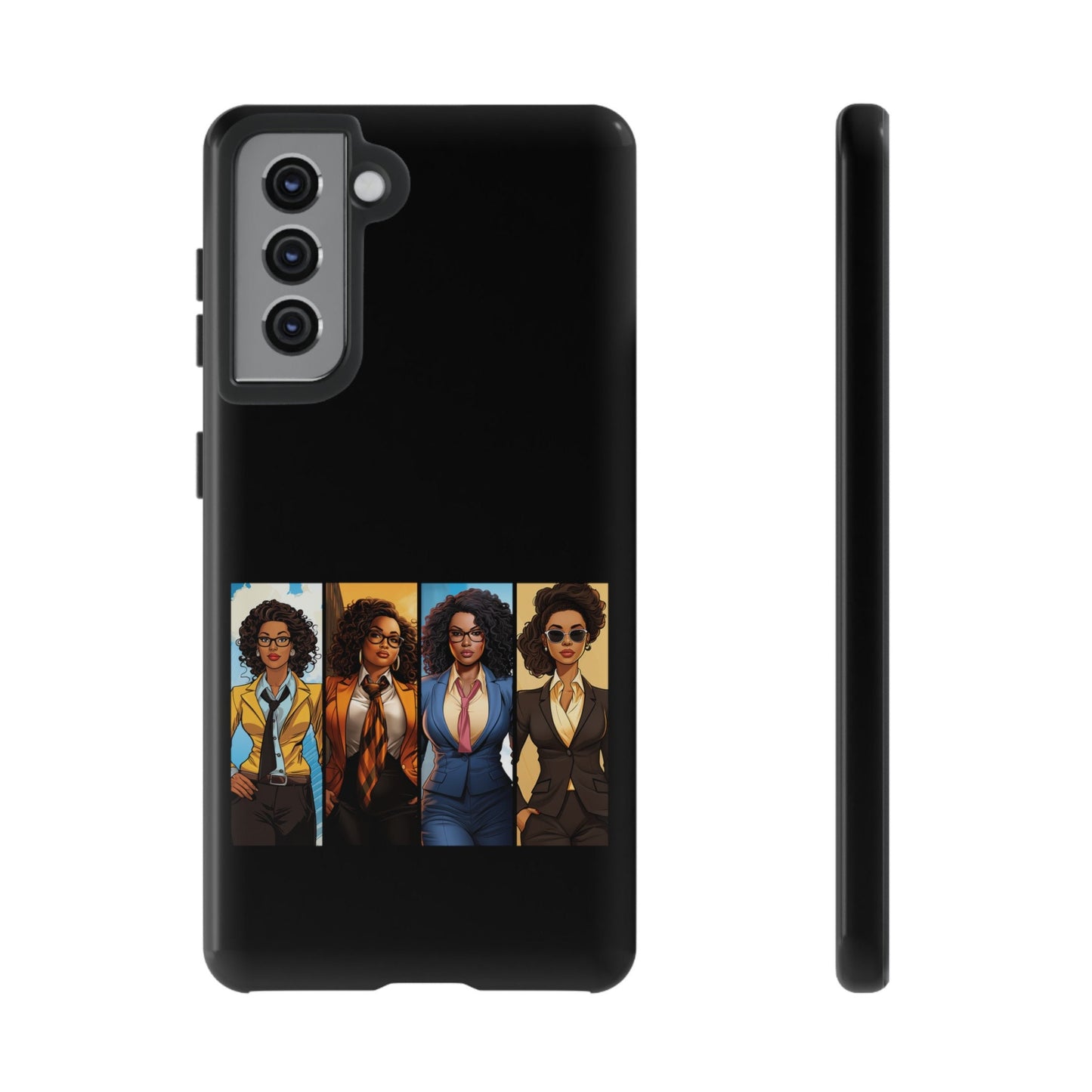 Samsung Galaxy S21 Samsung Galaxy S21 Plus Samsung Galaxy S21 Ultra S21 FE Tough Case African American Women Superheroes Strong Black Women