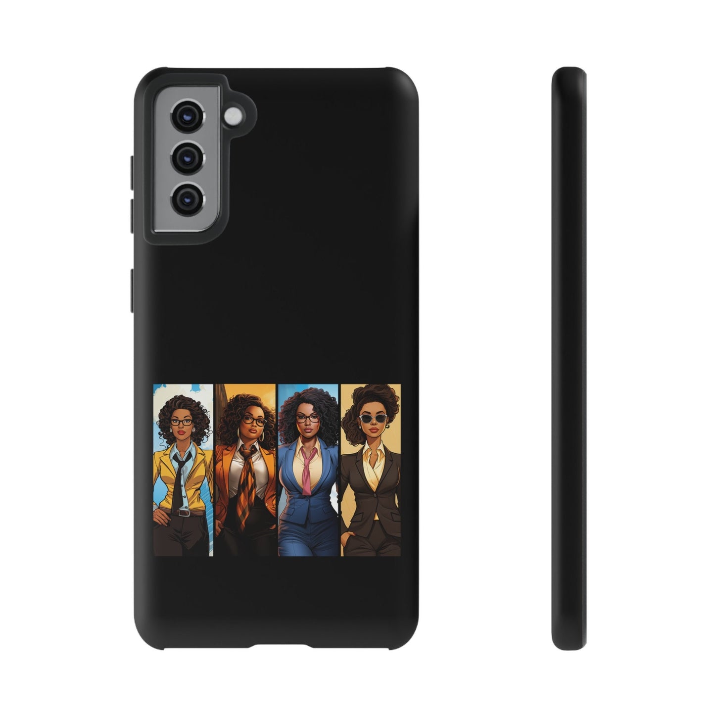 Samsung Galaxy S21 Samsung Galaxy S21 Plus Samsung Galaxy S21 Ultra S21 FE Tough Case African American Women Superheroes Strong Black Women