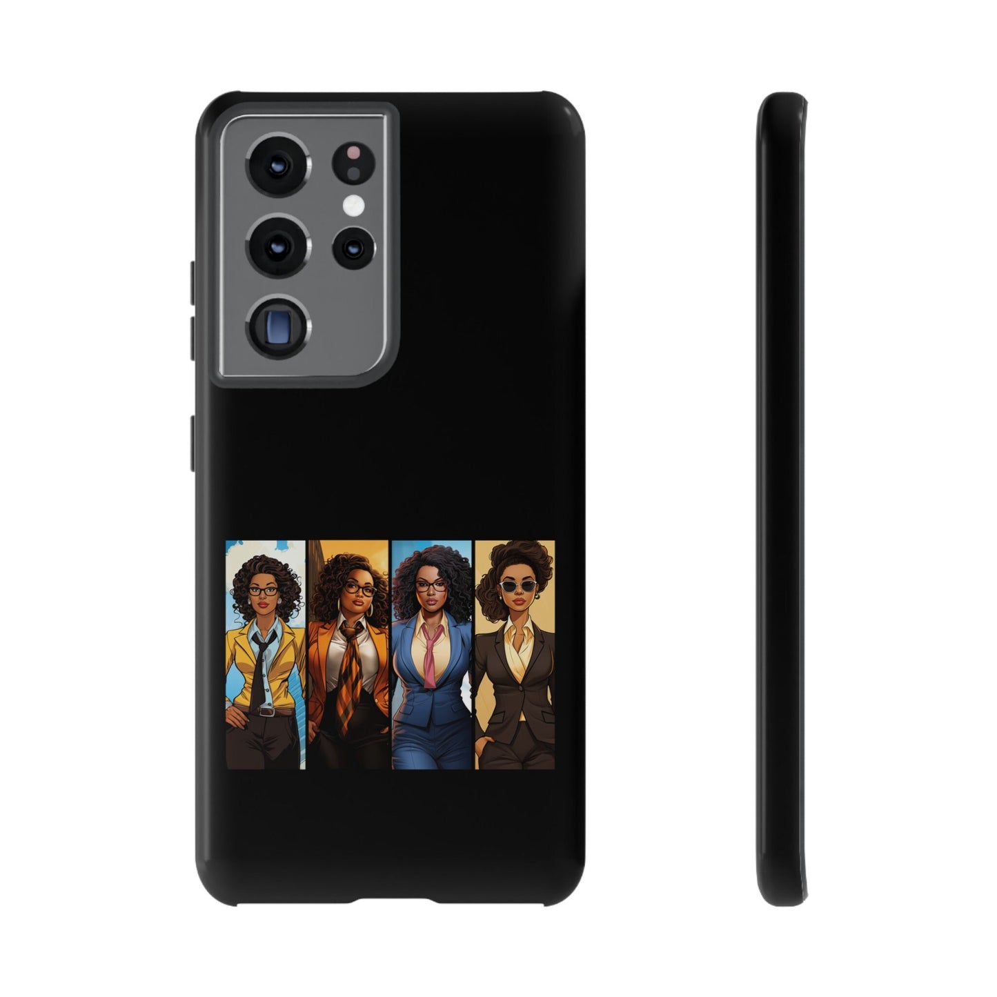 Samsung Galaxy S21 Samsung Galaxy S21 Plus Samsung Galaxy S21 Ultra S21 FE Tough Case African American Women Superheroes Strong Black Women
