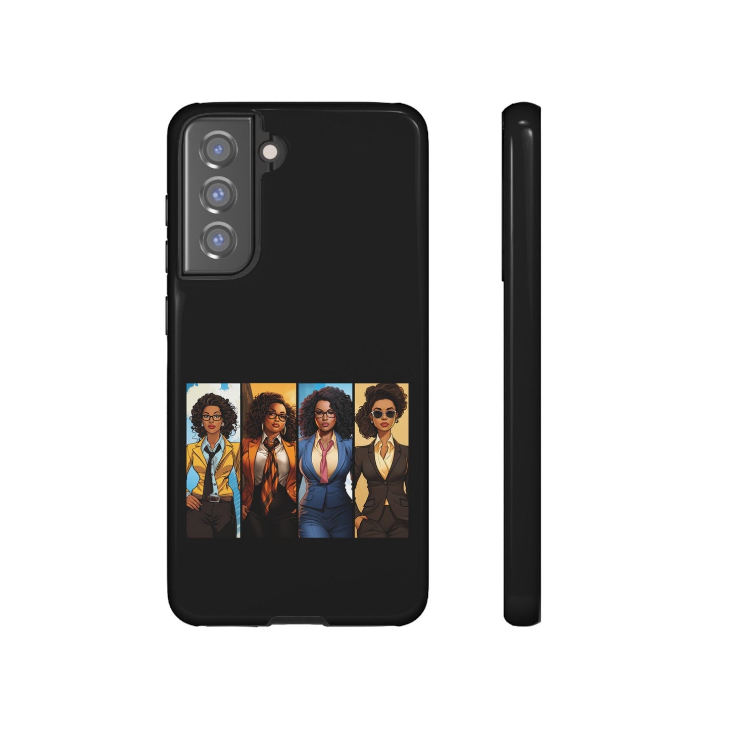 Samsung Galaxy S21 Samsung Galaxy S21 Plus Samsung Galaxy S21 Ultra S21 FE Tough Case African American Women Superheroes Strong Black Women