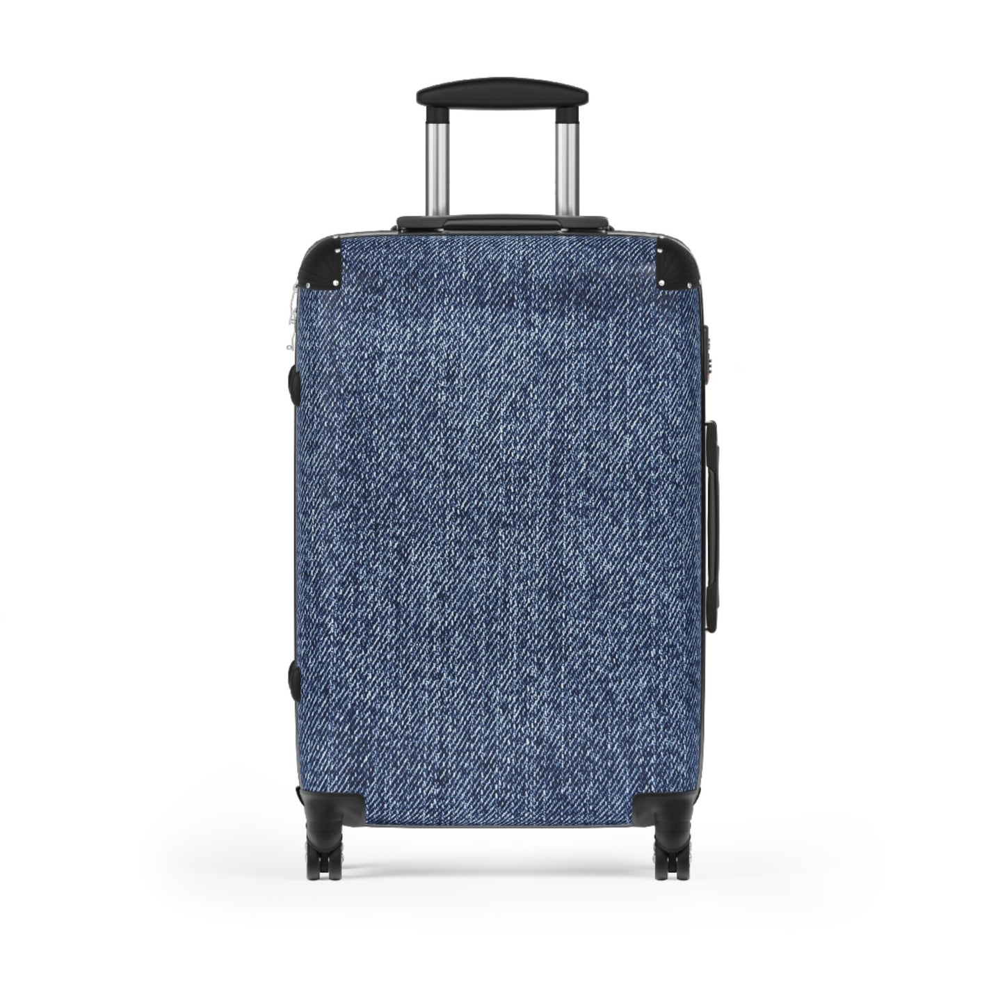Denim look Vacation Suitcase Travel Luggage Wedding or Honeymoon Suitcase - 3 sizes