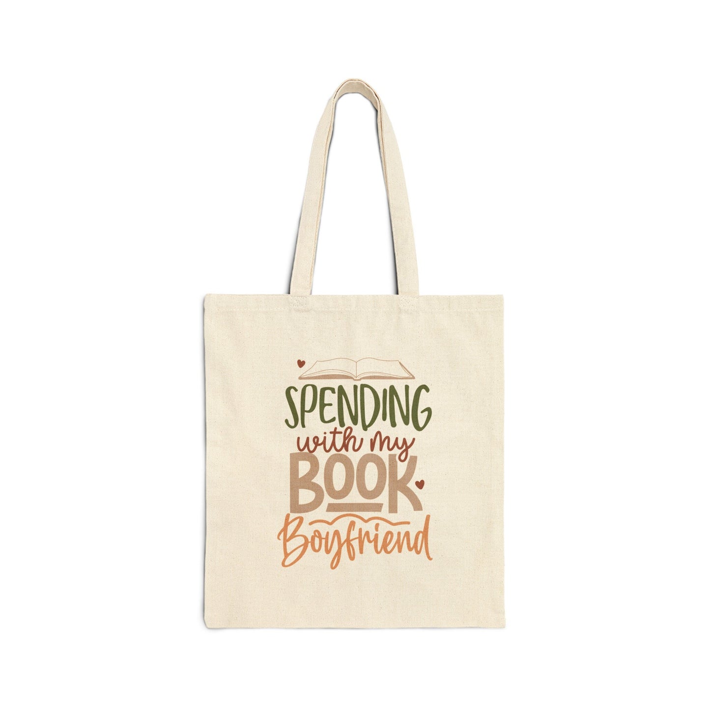 Book Boyfriend Power Reader Gift Book Dragon Gift for Book Worm Cotton Canvas Tote Bag