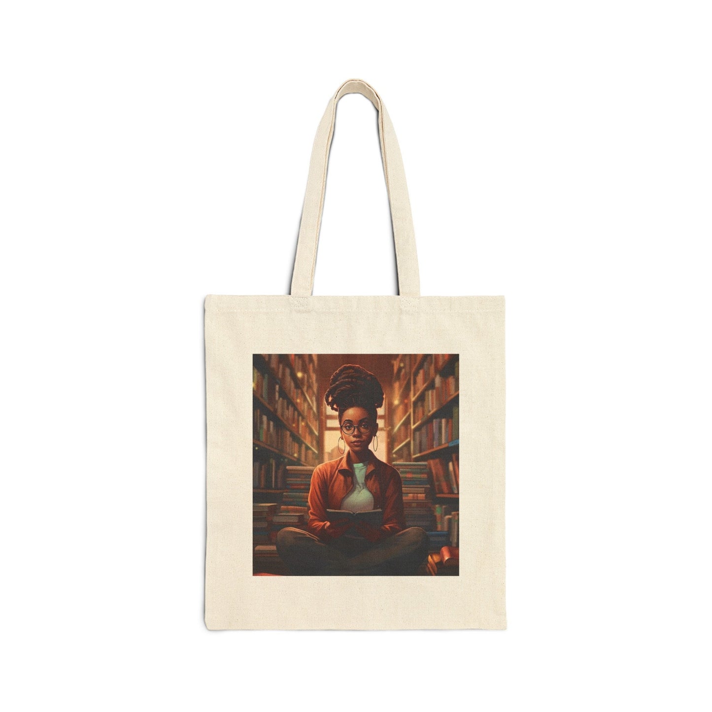 Book Dragon Power Reader Book Nerd Bookworm Library Book Tote bag Shopping Tote Carryall Cotton Canvas Tote Bag