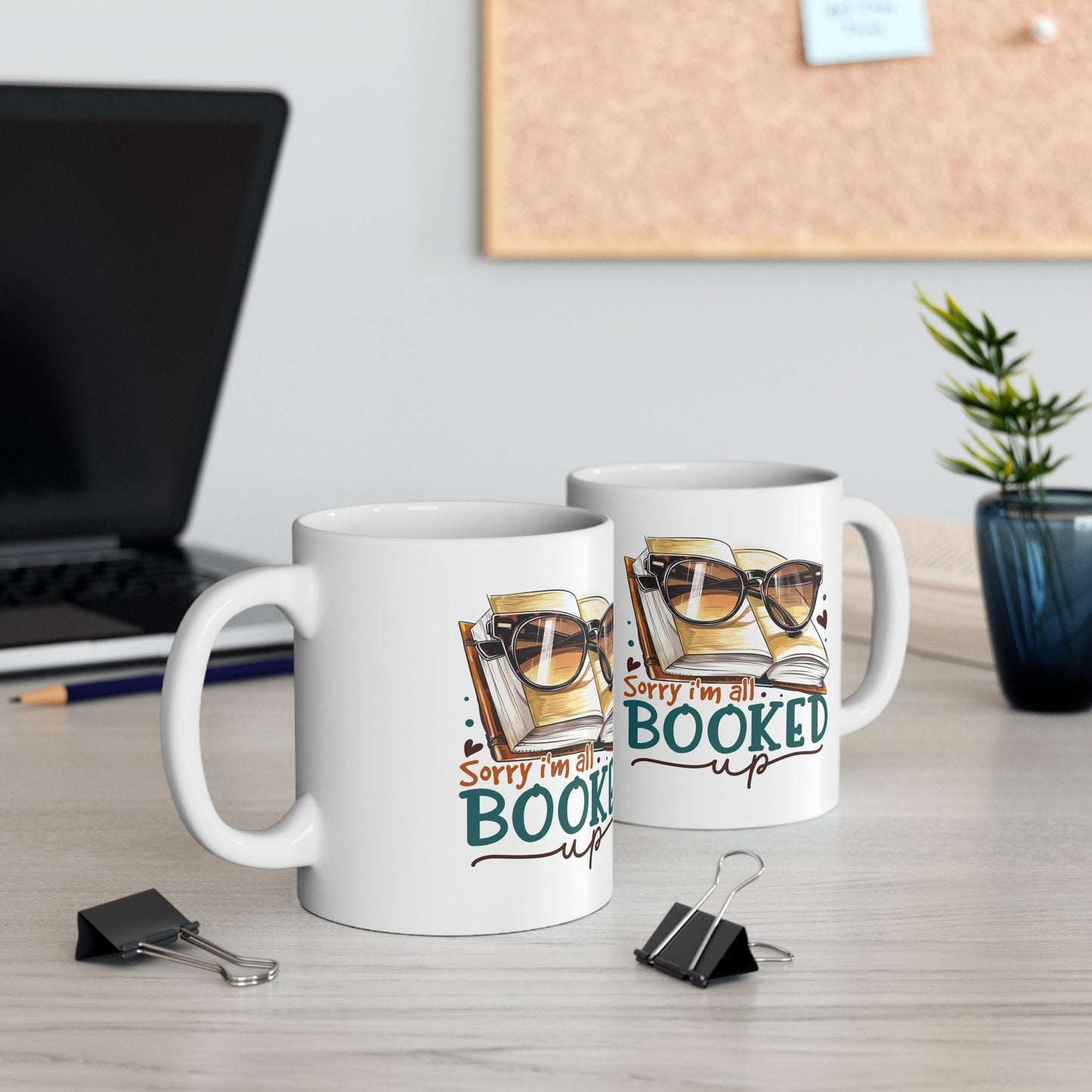 All Booked Up Reading Mom Gift for Power Reader Book Dragon Book Worm Book Nerd Ceramic Mug, 11oz