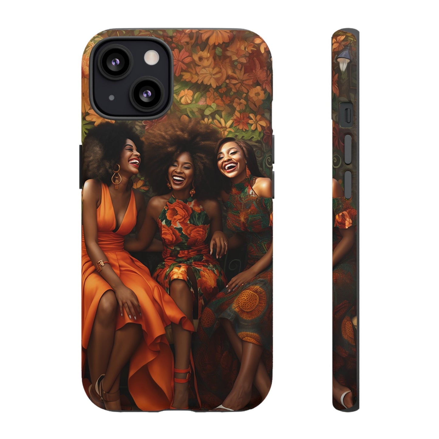 iPhone 13, iPhone 13 Pro, iPhone 13 Mini, iPhone 13 Pro Max Tough Cases African American Women Black Woman Sisters Friends Reunion