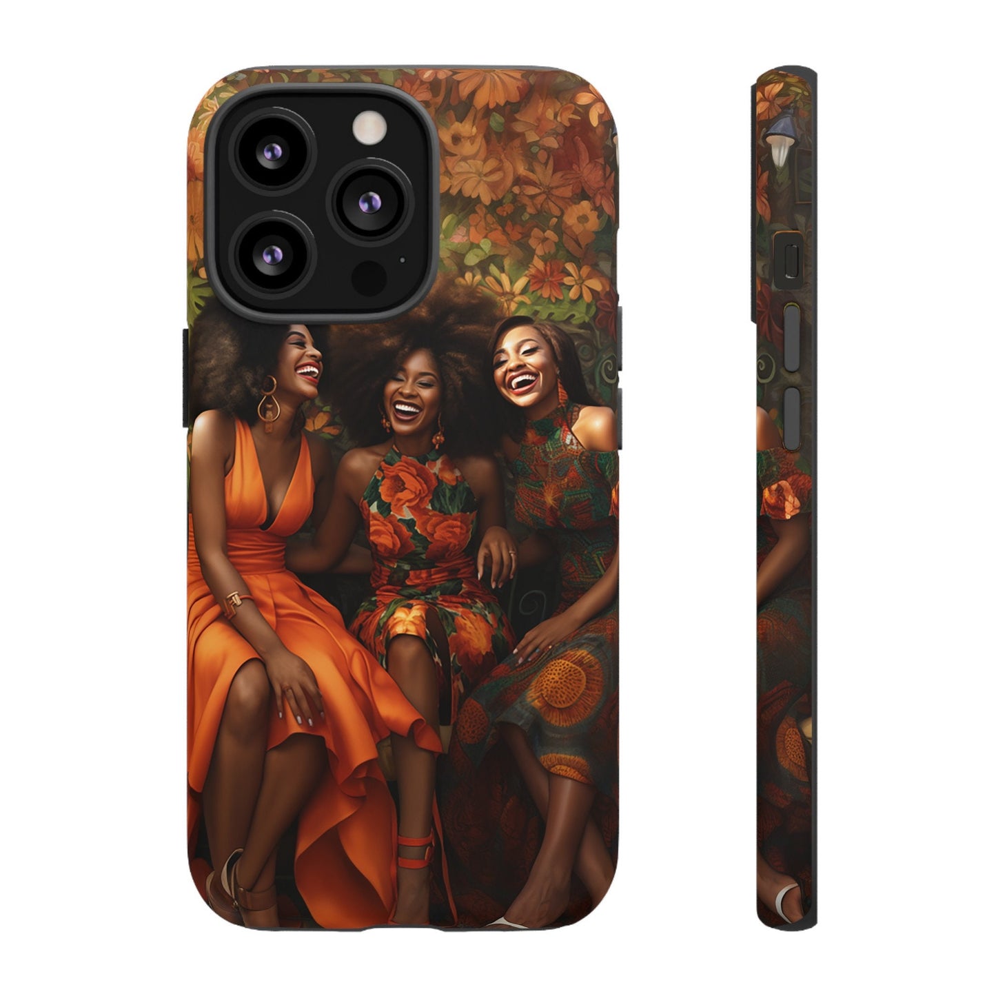 iPhone 13, iPhone 13 Pro, iPhone 13 Mini, iPhone 13 Pro Max Tough Cases African American Women Black Woman Sisters Friends Reunion