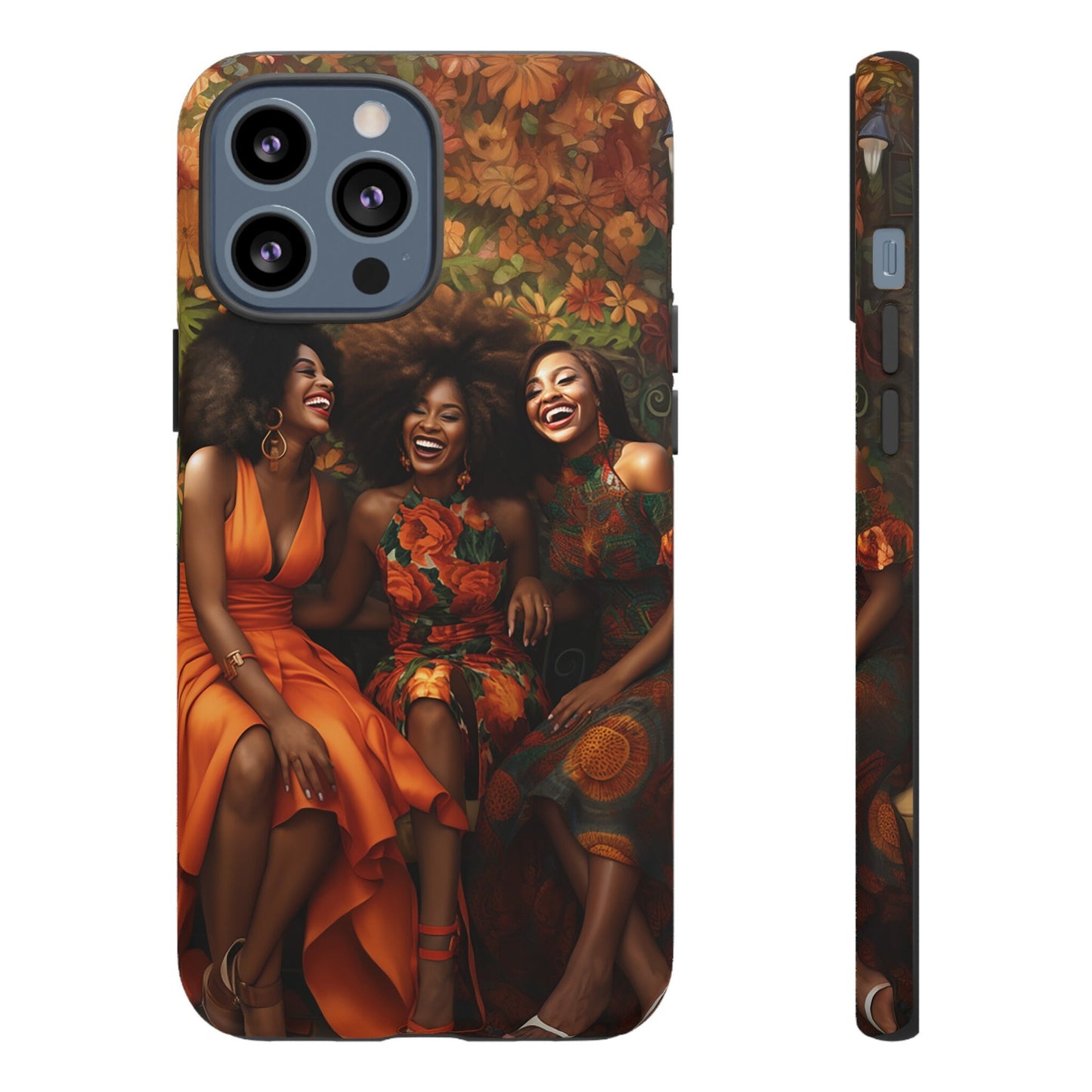 iPhone 13, iPhone 13 Pro, iPhone 13 Mini, iPhone 13 Pro Max Tough Cases African American Women Black Woman Sisters Friends Reunion