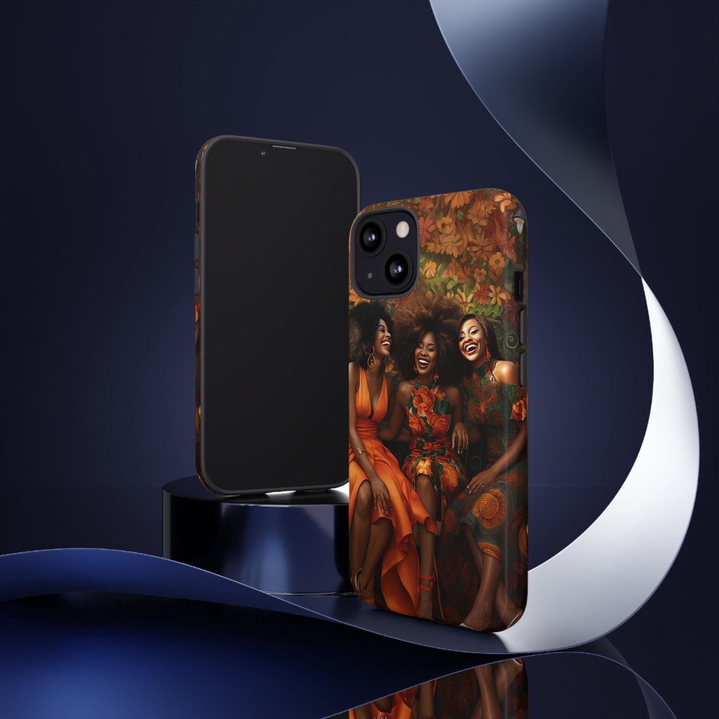 iPhone 13, iPhone 13 Pro, iPhone 13 Mini, iPhone 13 Pro Max Tough Cases African American Women Black Woman Sisters Friends Reunion