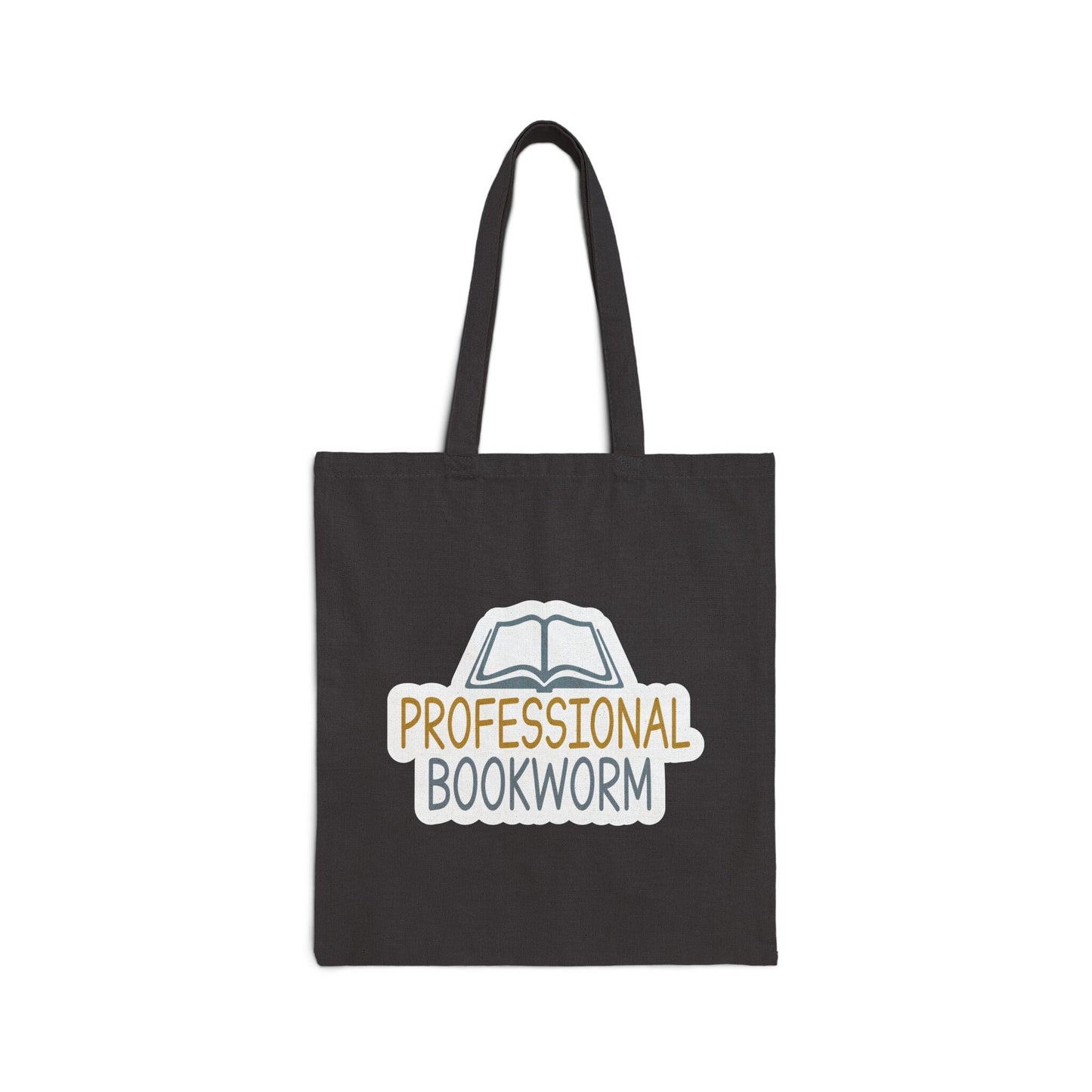 Professional bookworm book lover gift for her book dragon power reader gift Cotton Canvas Tote Bag