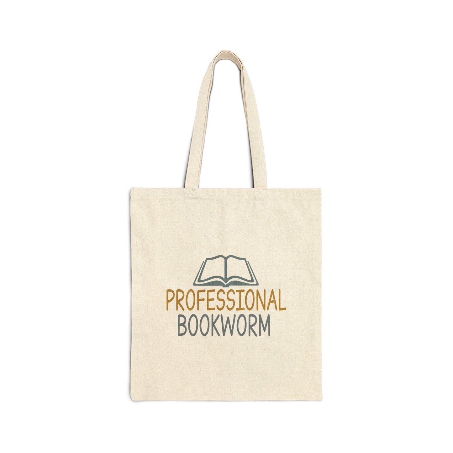 Professional bookworm book lover gift for her book dragon power reader gift Cotton Canvas Tote Bag