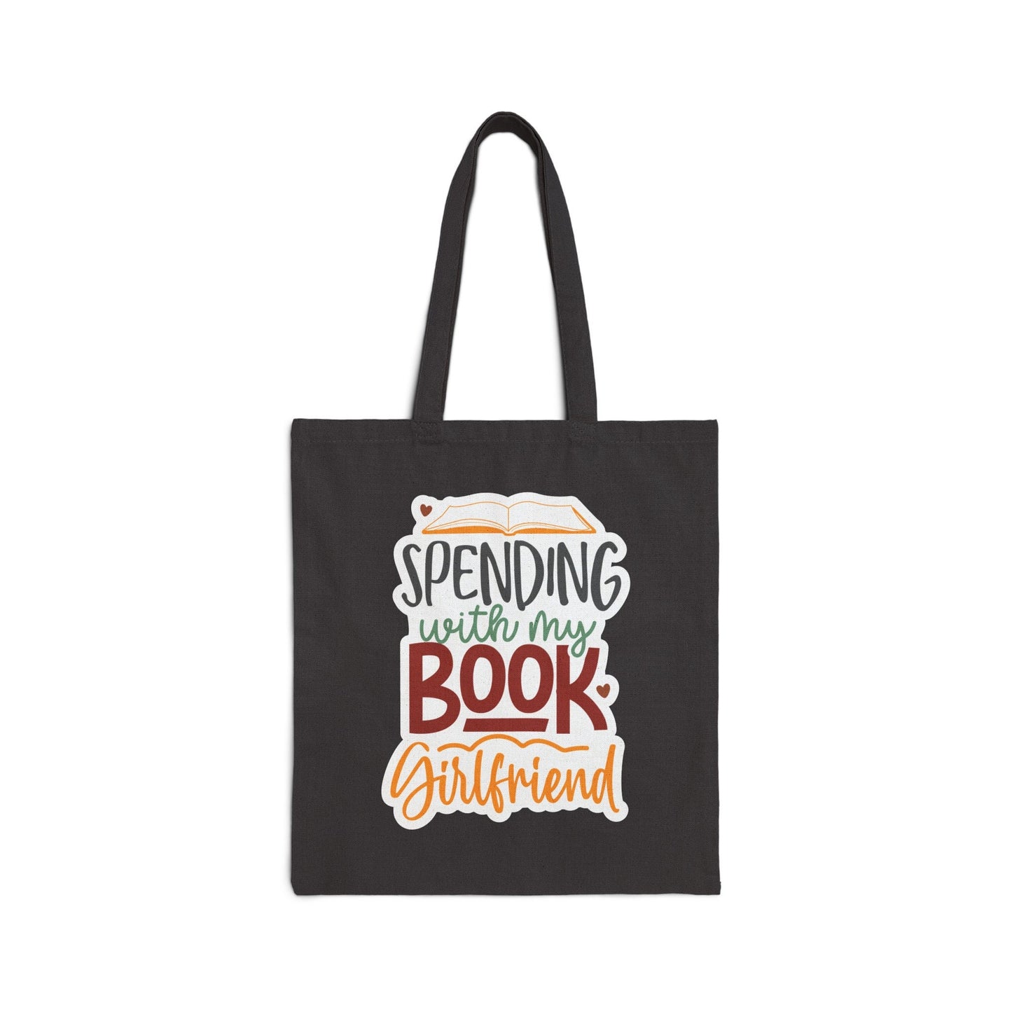 Book Boyfriend Gift for Reader Library Tote Book bag book dragon gift power reader Cotton Canvas Tote Bag