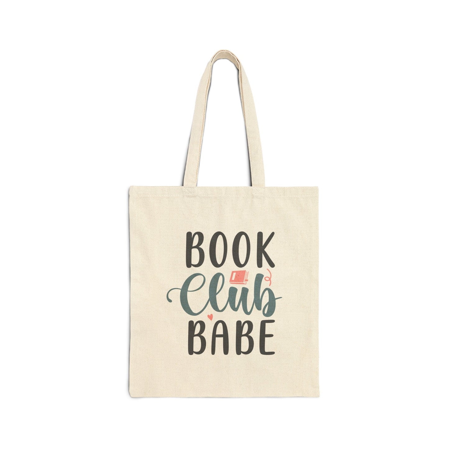 Book Club Babe Book Bag Power reader gift for her Library book bag power reader Cotton Canvas Tote Bag