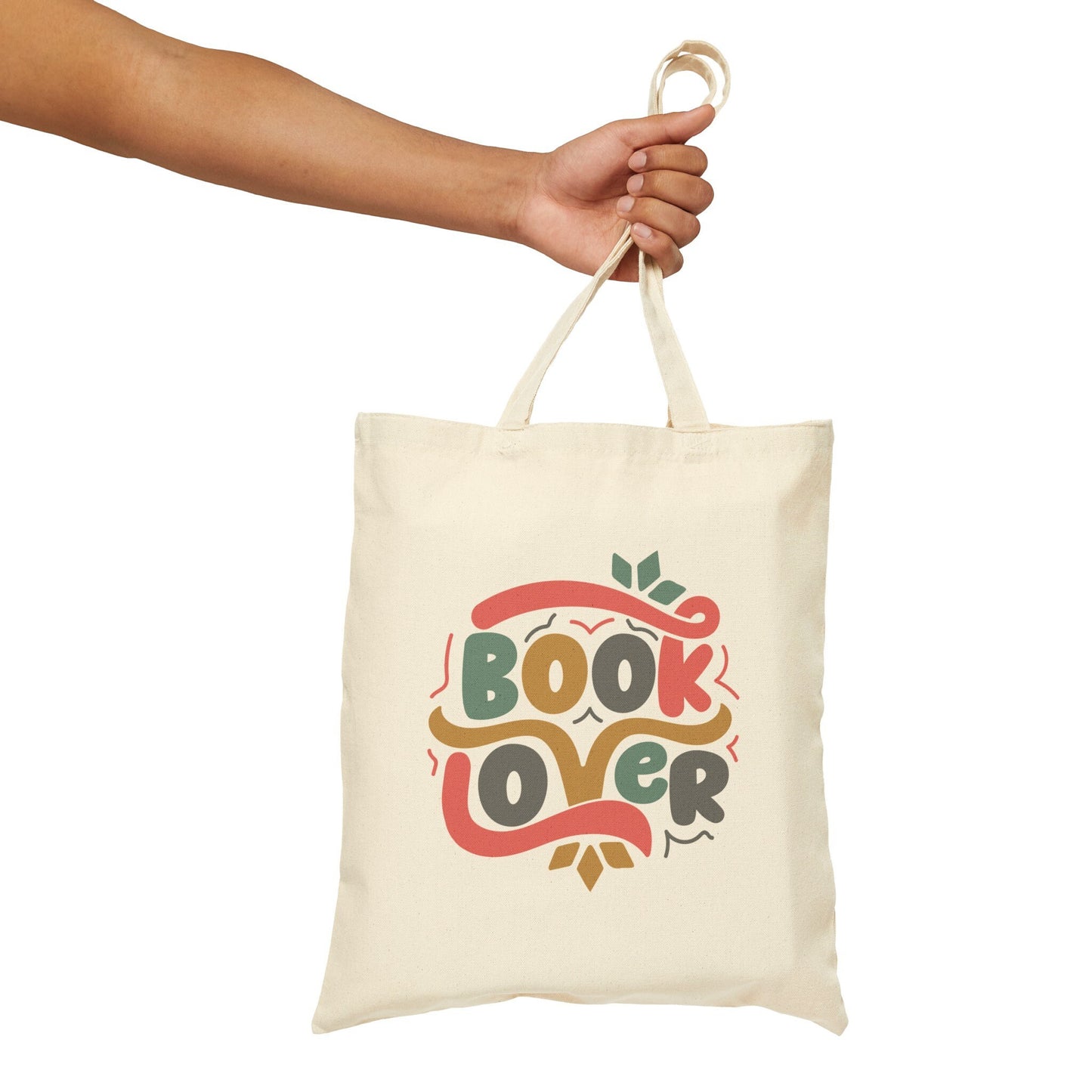 Book Lover Gift for Her Power Reader Book Worm Library Book Bag Book Dragon gift Cotton Canvas Tote Bag