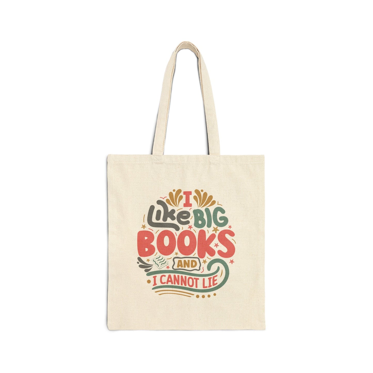 I like big books cannot lie book lover gift for Power Reader Book Dragon library book Bag Cotton Canvas Tote Bag