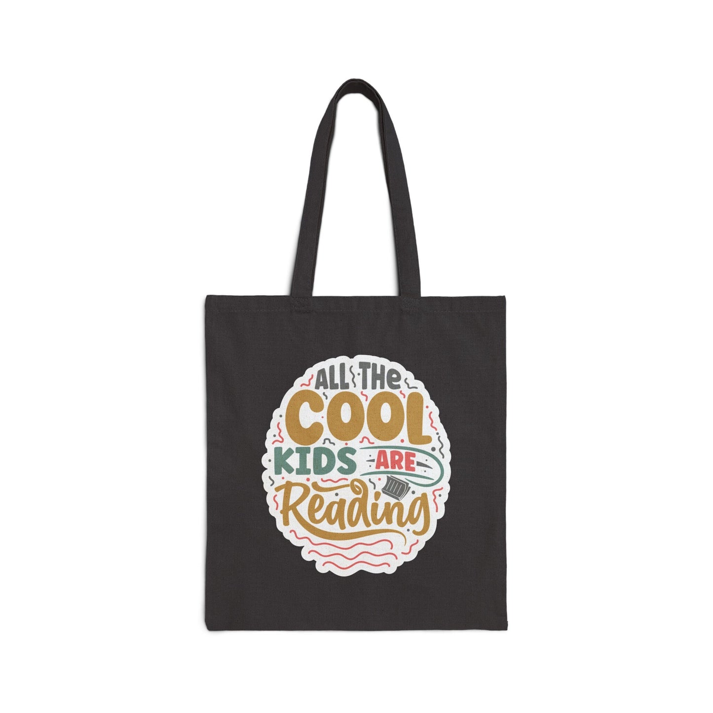 Reality is Overrated Book Lover Gift Library Book Bag for Book Power Reader Book Nerd Book Dragon Gift Cotton Canvas Tote Bag